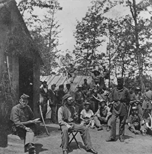 17039, Neg Prints: Soldiers Relaxing