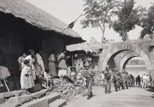 Soldiers Returning to their Base