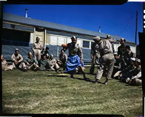 Mississippi Prints: Soldiers Singing and Dancing