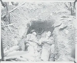 Tiredness Prints: Soldiers Sleeping in Trench