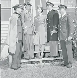 Soldiers Standing Together in Uniforms