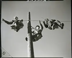 Wire Prints: Soldiers Stringing Communication Line Nj