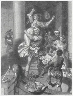 Soldiers Taking Women Captive