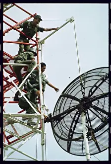 Vung Tau Prints: Soldiers on Telephone Pole