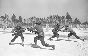 Bayonet Prints: Soldiers in Training for Hand to Hand Combat