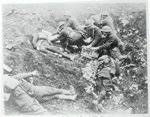 Soldiers in Trench