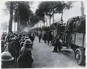 Convoy Prints: Soldiers; Truck Convoy; Army; Helmets