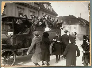 Loyalty Prints: Soldiers in Truck Throwing out Documents