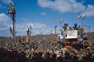 Cam Ranh Bay Prints: Soldiers Watching a Bob Hope Performance
