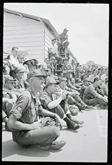 Soldiers Watching a Performance