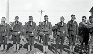 Similarity Prints: Soldiers Wearing Gas Masks