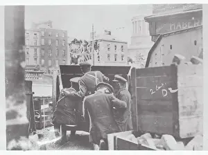 Dublin Prints: Soldiers Working with Weaponry
