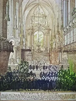 Artistically Prints: Solemn Mass or High Mass in St