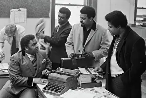 Huty24763 Prints: Solomon Burke And The Isley Brothers