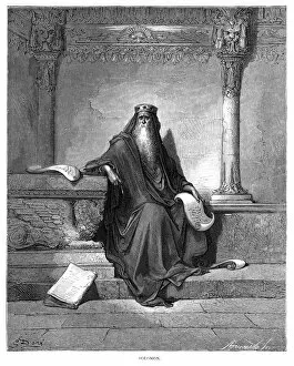 Images Dated 17th August 2016: Solomon engraving 1870
