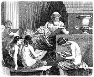 Solon Dictating His Laws