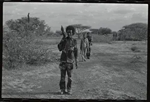 Somalia Soldier Standing with Weapon