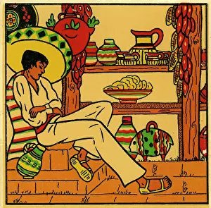 Eyes Closed Prints: Sombrero