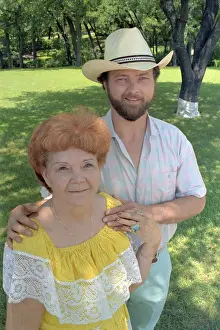 Son Embracing Mother