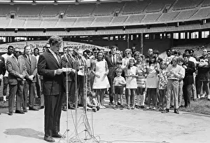 Son of Robert F. Kennedy Speaking at Ceremony for New Stadium