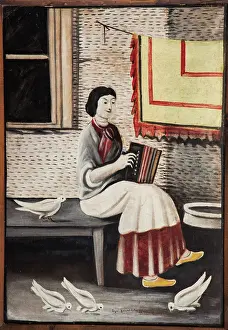 Genre Prints: Sona Gorashvili Playing Accordion