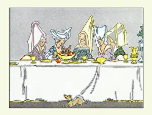 Ladies Prints: Songbird at Dinner