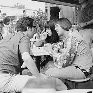 Sonny and Cher Conversing with Film Director