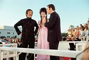 Sonny and Cher Being Interviewed at Academy Awards