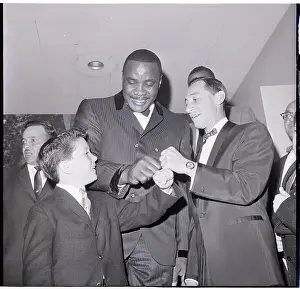 Sonny Liston, Eddie Arcaro and Michael Zwerener