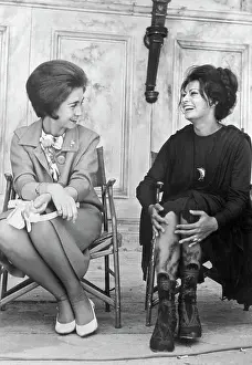 Prints of (Original Caption). Princess and the movie Queen The enduring elegance and charisma of Sophia Loren: Sophia Loren and Princess Sophia