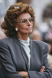 Huty32638 Prints: Sophia Loren's Hollywood Walk of Fame Star Ceremony