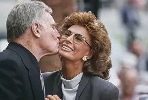 Sophia Loren's Hollywood Walk of Fame Star Ceremony