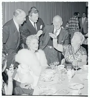 Sophie Tucker Sitting with Colleagues