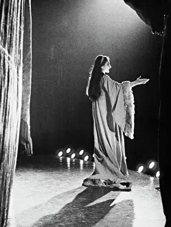 Soprano Maria Callas on Stage