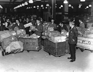 General Strike 3rd to 12 May, 1926 Gallery: Sorting Mail