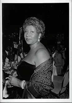 Aretha Franklin Prints: Soul Singer Attends An Event