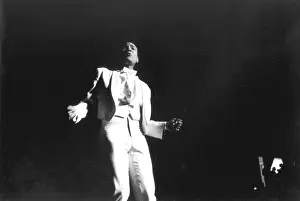 Marvin Gaye Prints: Soul Singer Performing In Detroit