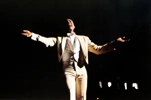 Marvin Gaye Prints: Soul Singer Performing In Detroit