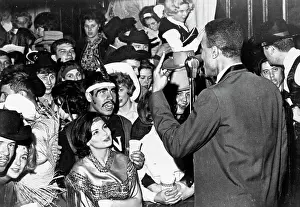Soul Singer Performing At A Fraternity Dance