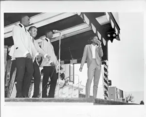 Marvin Gaye Prints: Soul Singer With The Spinners In NY