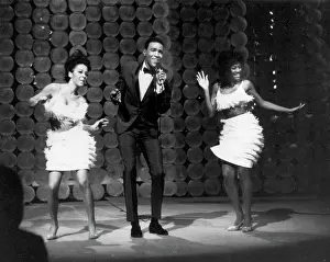 Marvin Gaye Prints: Soul Singer On A TV Show With Dancers