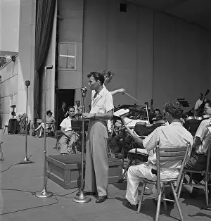 94174688franksin Prints: Soundcheck At Lewisohn Stadium