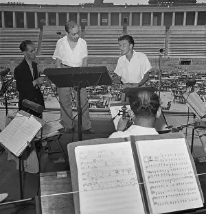 94174688franksin Prints: Soundcheck At Lewisohn Stadium
