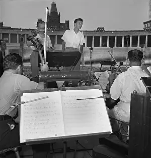94174688franksin Prints: Soundcheck At Lewisohn Stadium