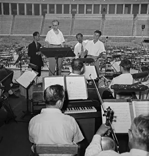 94174688franksin Prints: Soundcheck At Lewisohn Stadium