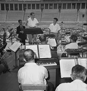 94174688franksin Prints: Soundcheck At Lewisohn Stadium