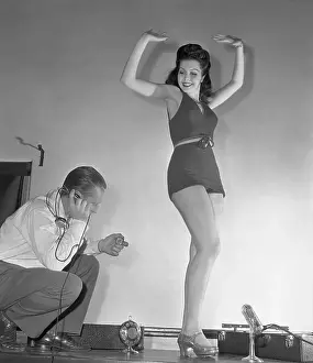 Soundman Recording Ann Miller Tap Dancing