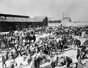 South African Government Troops in Mine District