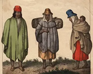 Landscape Male Female Fashion Prints: South Americans