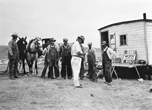 Overalls Prints: South Dakota Farmers in 1930s